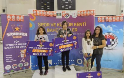 2018-2019 İstanbul Küçükler İl Birinciliği Bahçelievler Grubu Turnuvası  10.Kızlar Kategorisi BİRİNCİSİ sporcumuz ELA BAŞPINAR
